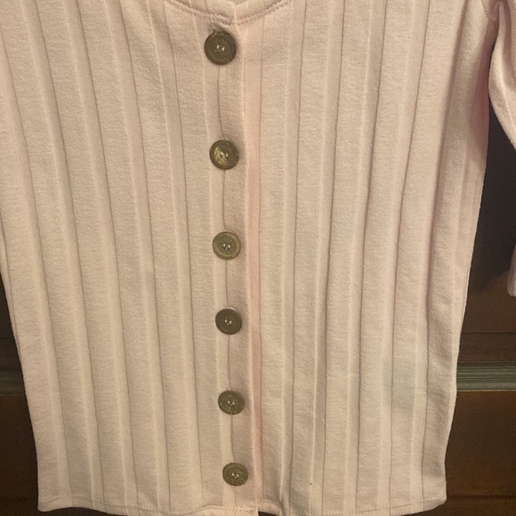 Free people Ribbed Knit Button Down Top - Picture 5 of 8